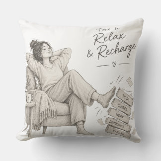 Cojín Decorativo Relajarse mod