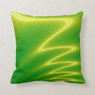 Cojín Decorativo Relámpago verde