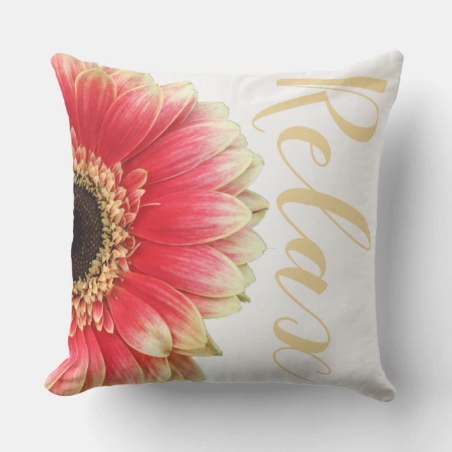 Cojín decorativo Relax Medio Girasol (Anverso)