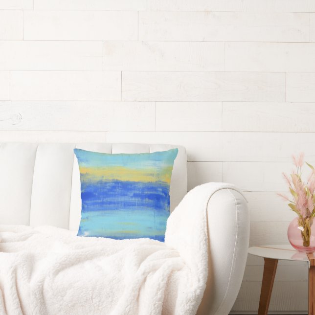 Cojín Decorativo Relaxing Beach Aqua Turquiose Nautical  (Sofá)