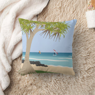 Cojín Decorativo Relieve metalizado Ala en la playa