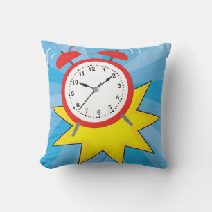 Cojín Decorativo Reloj Alarmando