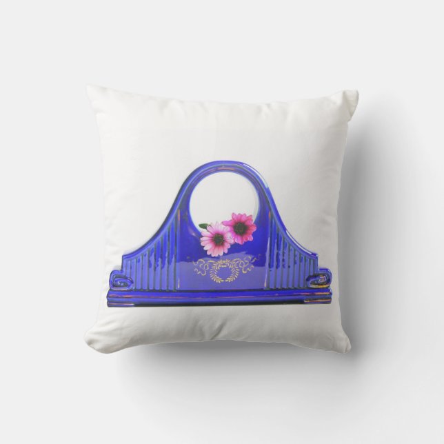 Cojín Decorativo Reloj de flor (Anverso)