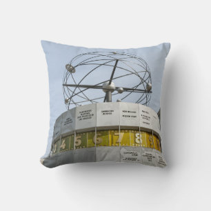 Cojín Decorativo Reloj mundial en Berlín
