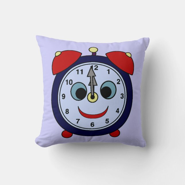 Cojín Decorativo Reloj para los niños (Anverso)