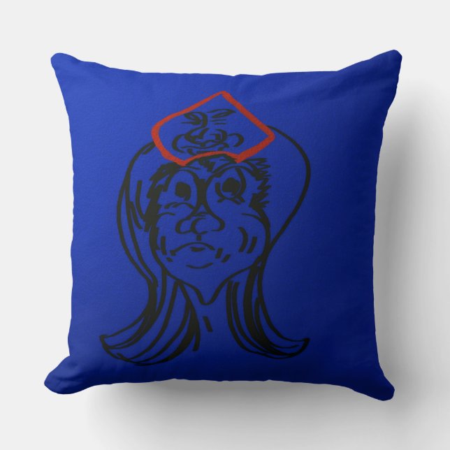 Cojín Decorativo Reluctant Queen Animation Throw Pillow (Anverso)
