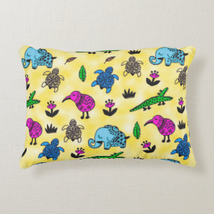 Cojín Decorativo Remolino de animales