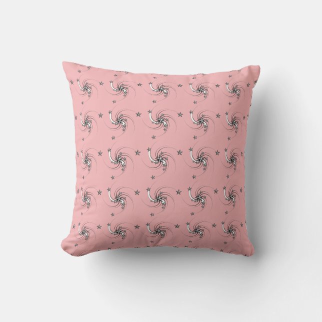 Cojín Decorativo Remolinos de Estrellas - (Anverso)