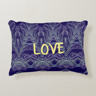 Cojín Decorativo Remolinos Suaves Amor (Púrpura)
