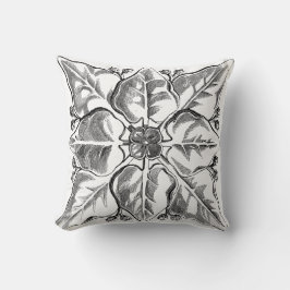 Cojín decorativo renacentista Flor artística