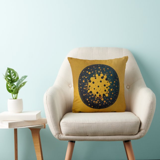 Cojín Decorativo Renacimiento: círculo abstracto de emergencia (Silla)