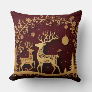 Cojín Decorativo Reno Encantado – Capricho Navideño