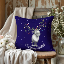 Cojín Decorativo Reno gracioso