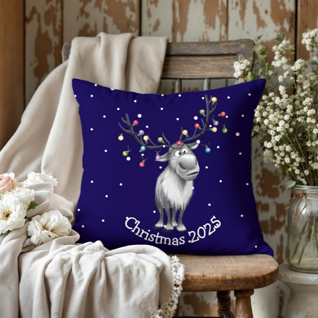 Cojín Decorativo Reno gracioso (Subido por el creador)