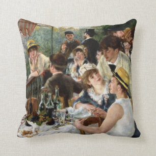 Cojín Decorativo Renoir: Alumerzo del fiesta del canotaje