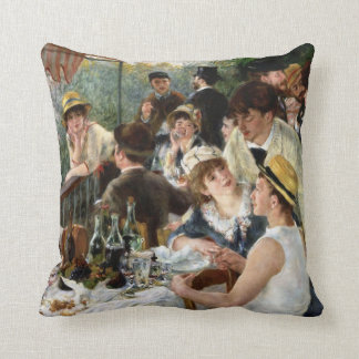 Cojín Decorativo Renoir: Alumerzo del fiesta del canotaje