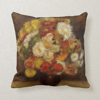 Cojín Decorativo Renoir: Bouquet de crisantemos