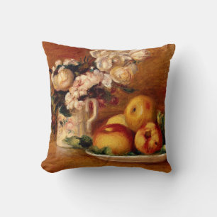 Cojín Decorativo Renovación - manzanas y flores