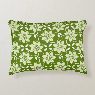 Cojín Decorativo Repetición de Flor de Olivo
