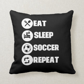 Cojín Decorativo Repite el fútbol de dormir