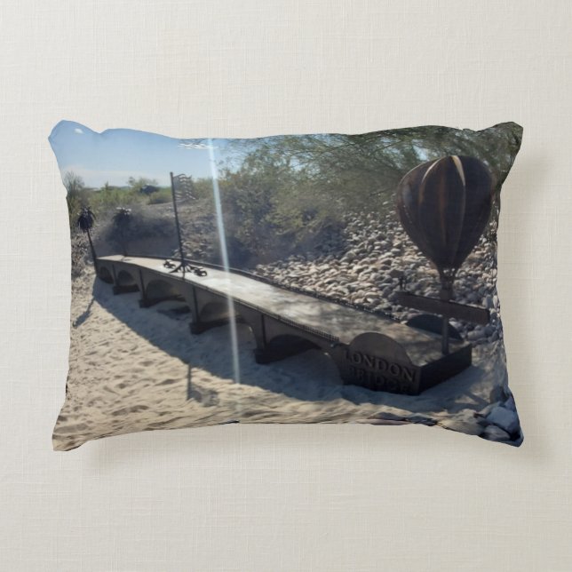 Cojín Decorativo Réplica del puente de Londres/puente de Londres (Anverso)