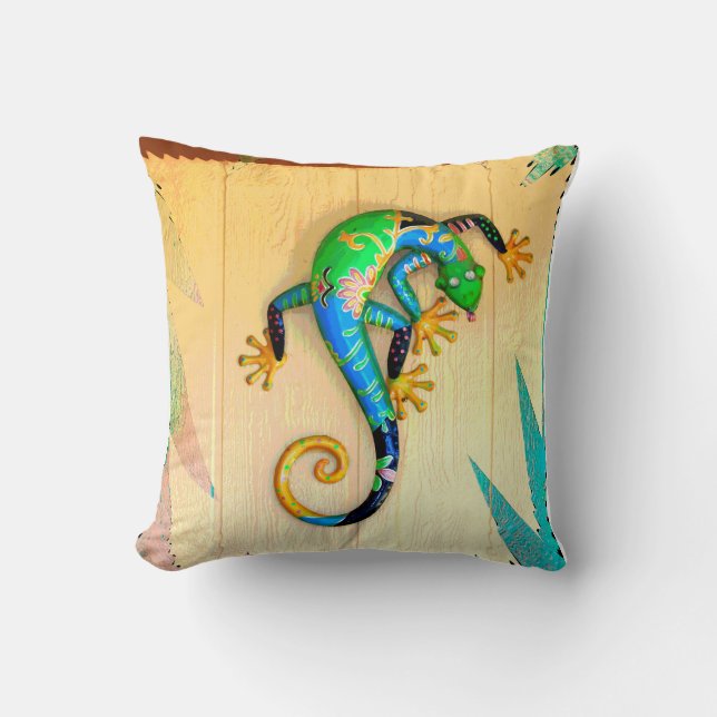 Cojín Decorativo Reptil (Anverso)