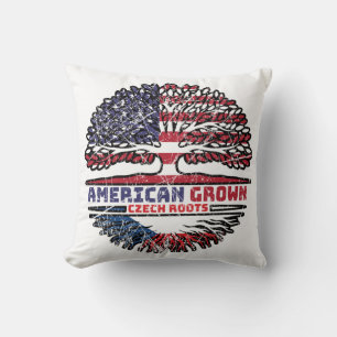 Cojín Decorativo República Checa Estados Unidos Estados Unidos