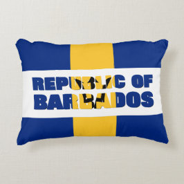 COJÍN DECORATIVO REPÚBLICA DE BARBADOS