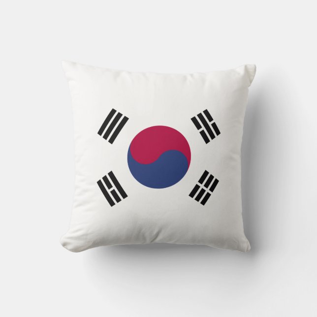 Cojín Decorativo República de Corea (Anverso)