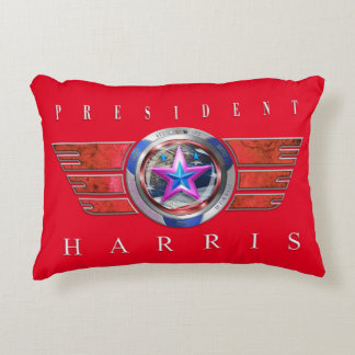 Cojín Decorativo Republicanos por la Medalla Harris/Walz Wing