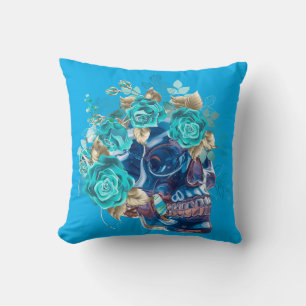 Cojín Decorativo Requiem de Flor Azul