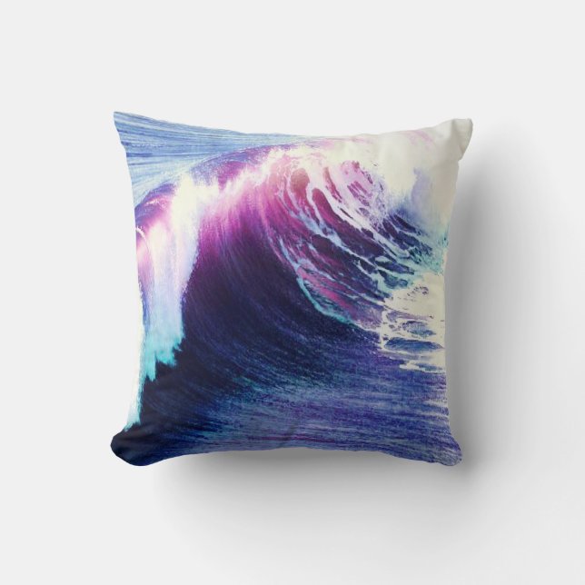 Cojín Decorativo Resaca de la playa (Anverso)