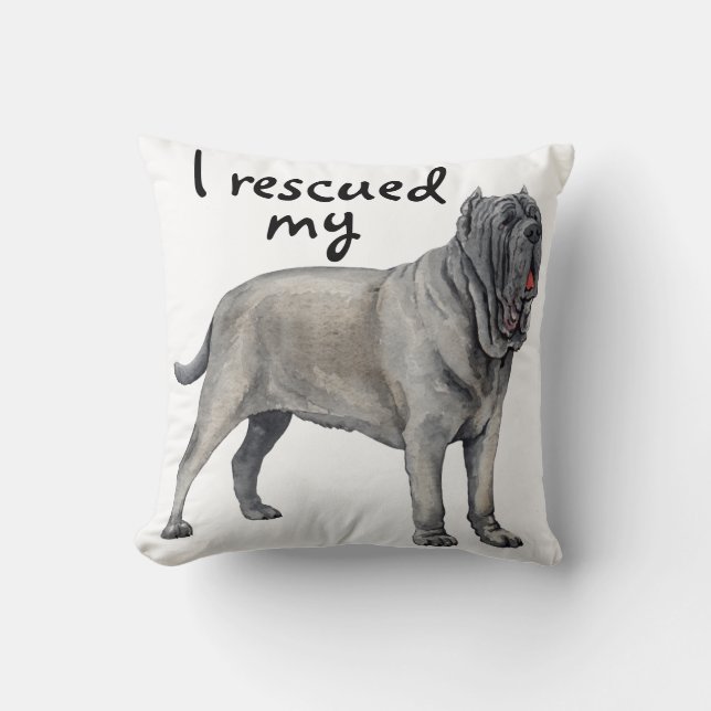 Cojín Decorativo Rescue Mastino (Anverso)