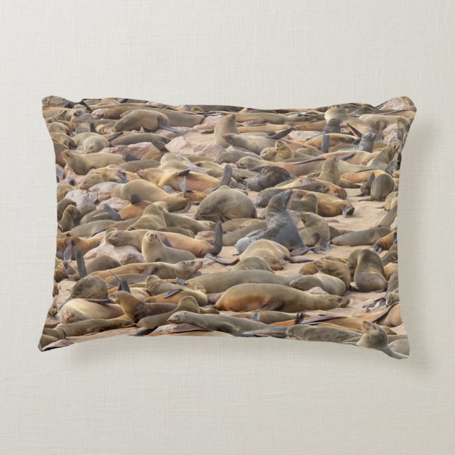 Cojín Decorativo Reserva de foco de cruz de Cabo (Reverso)