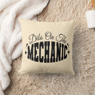 Cojín Decorativo Reservado Para El Mecánico Chistoso Regalo Esposa 