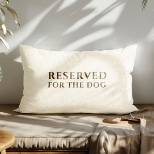 Cojín Decorativo Reservado Para El Perro Impresión De Textura De Li