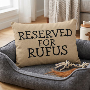 Cojín Decorativo Reservado para personalizado