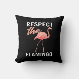 Cojín Decorativo Respeto Al Flamingo   Funny Flamingo Lover