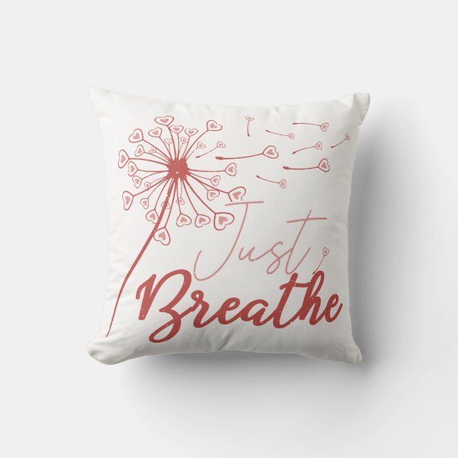 Cojín Decorativo Respira amor (Anverso)