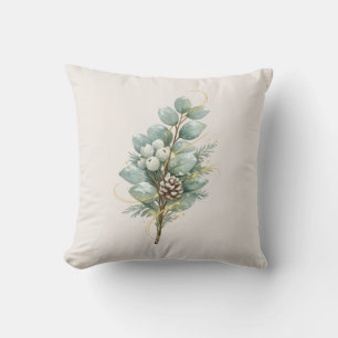 Cojín Decorativo Resplandor de Verdor Invernal