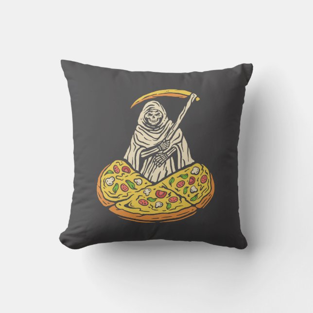 Cojín Decorativo Resto en trozos de pizza (Anverso)
