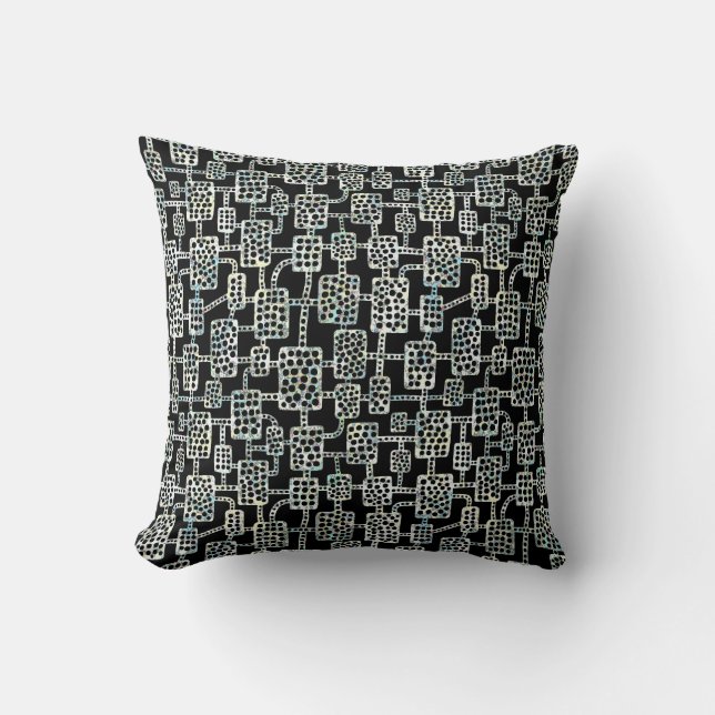 Cojín Decorativo Resumen 041113 - Textura abstracta 01 (Anverso)