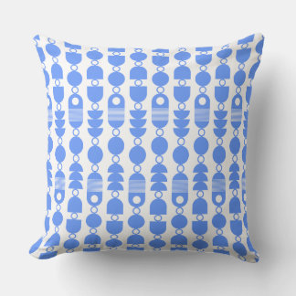 Cojín Decorativo Resumen 140823 - Azul bebé en blanco