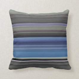 Cojín Decorativo Resumen #1: Azul y gris
