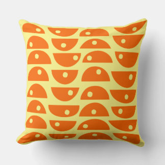 Cojín Decorativo Resumen 20816 - Naranja y amarillo pálido