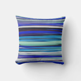 Cojín Decorativo Resumen #2: Azul borroso