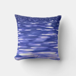 Cojín Decorativo Resumen #3: Brillo azul