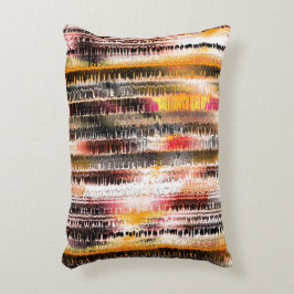 Cojín Decorativo Resumen a rayas de papel escarpado