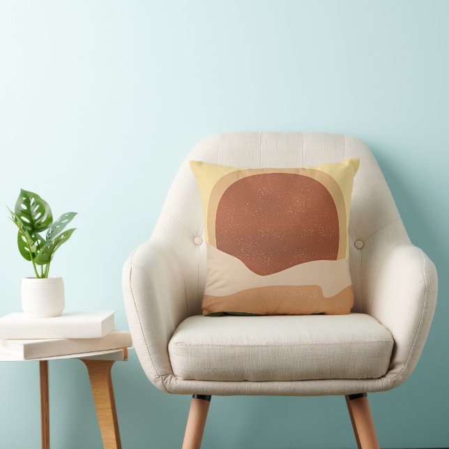 Cojín Decorativo Resumen Amanecer, minimalismo, (Silla)