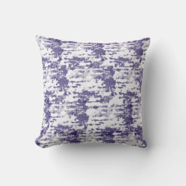 Cojín Decorativo Resumen Art Blue White Minimalismo